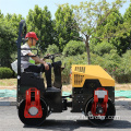 Jining Made 1 Ton Double Drum Vibratory Soil Compactor Machine